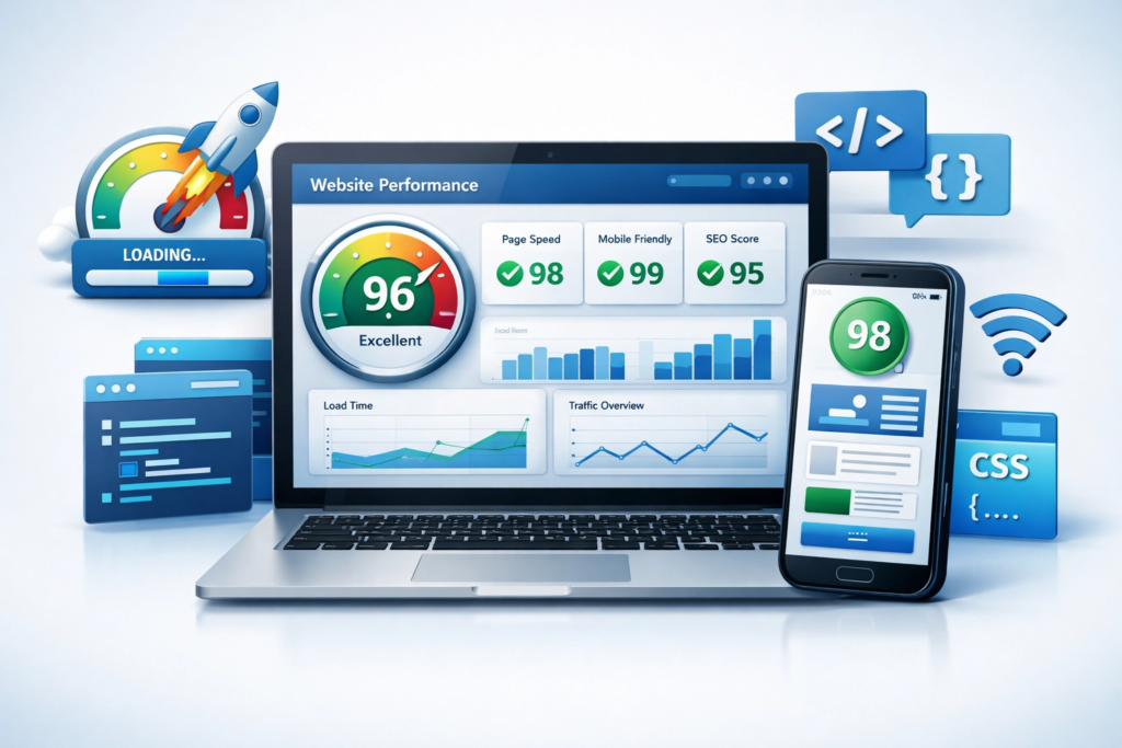 teknik seo site hızı mobil uyumluluk ve performans optimizasyonu