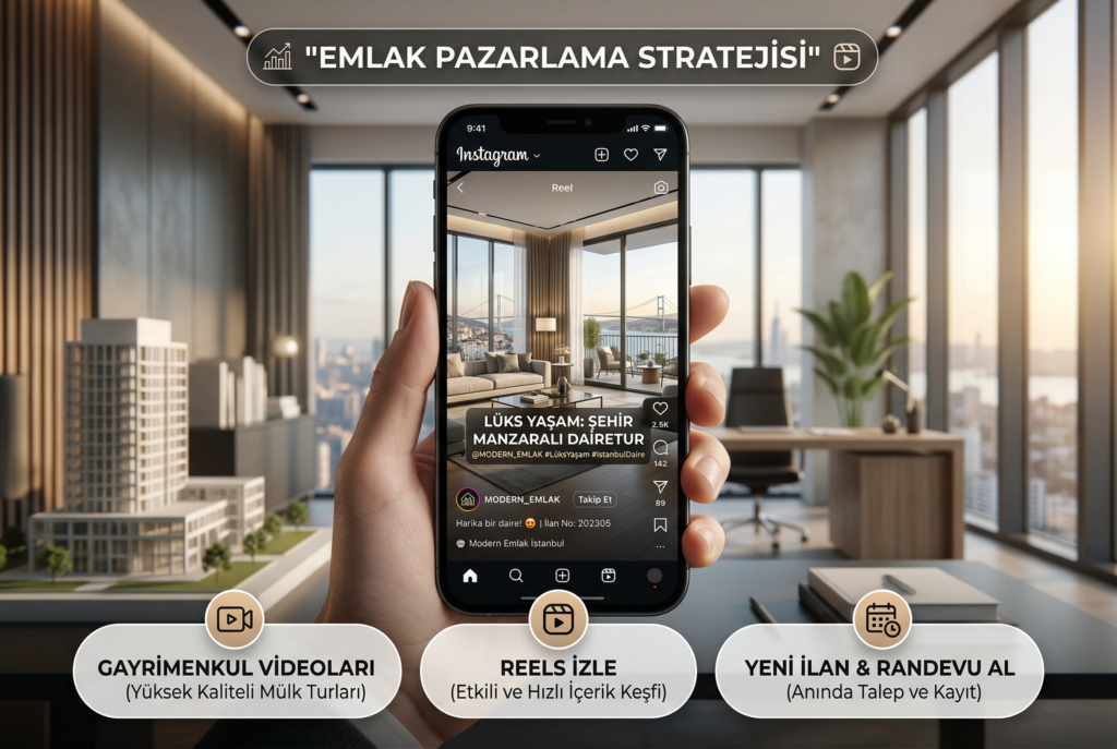 emlak instagram pazarlama ve reels içerik