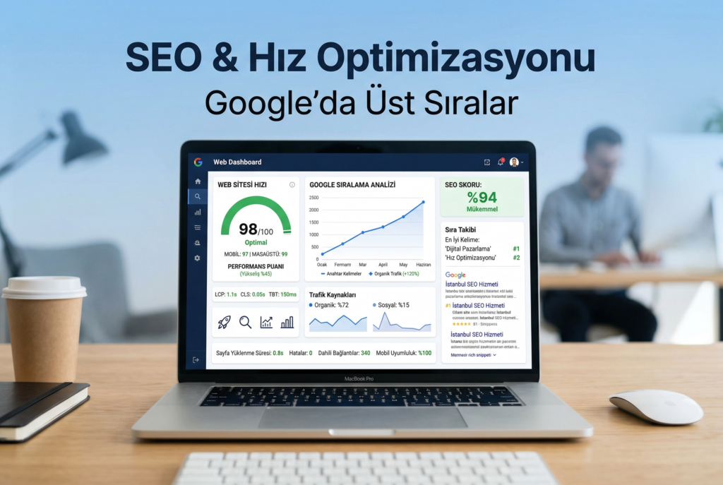 seo uyumlu hızlı web sitesi performans ve google sıralama optimizasyonu